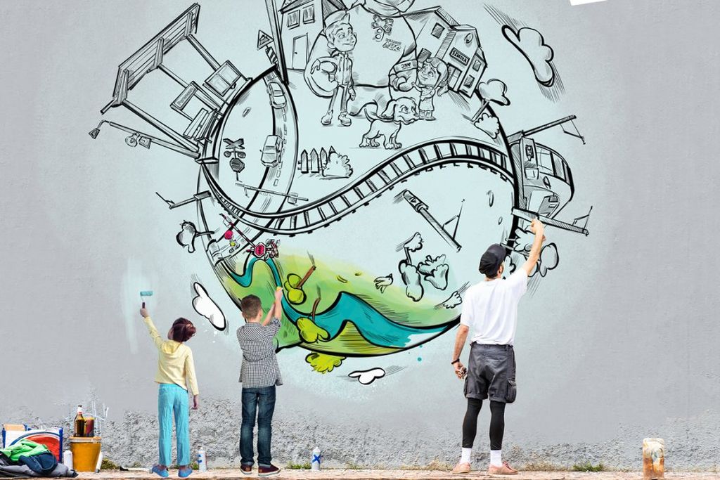 Akcja Mural Kampania Kolejowe ABC grafika 1050x700
